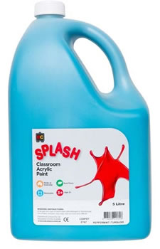 Splash Acrylic 5Lt Peppermint Turquoise